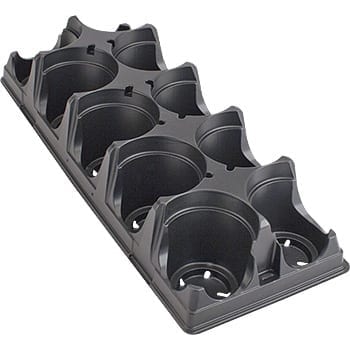 4.00 Round Injection Pot 10 Pocket Carry Tray