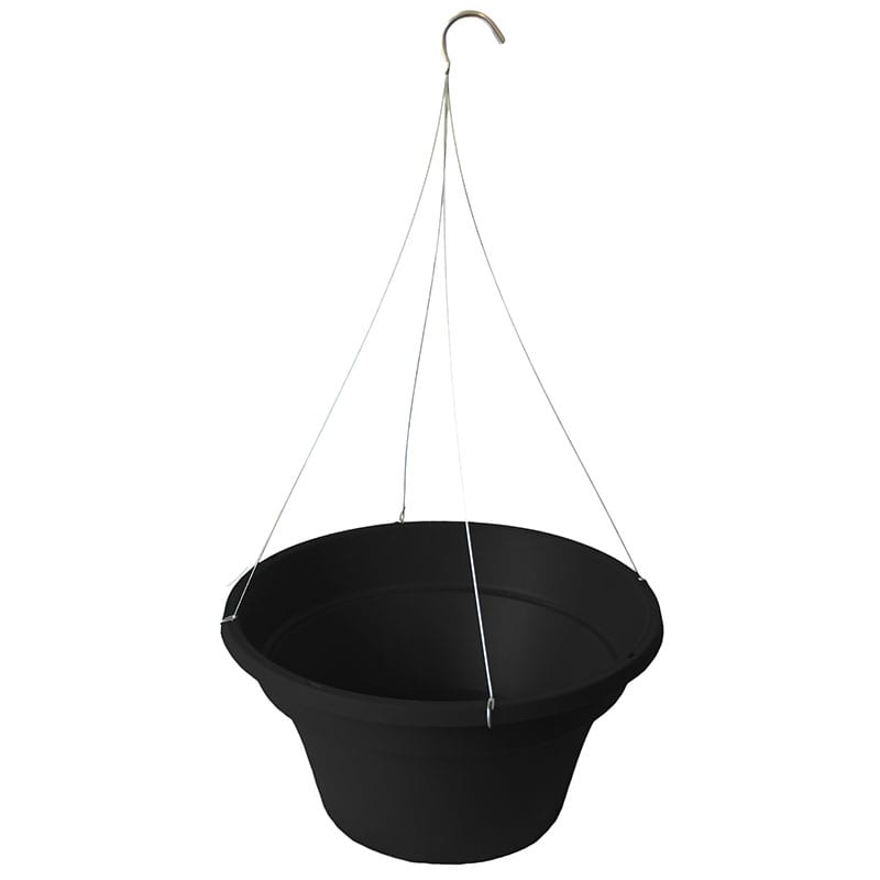 14″ Saucerless Hanging Basket w. Wire Hanger